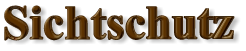 Sichtschutz